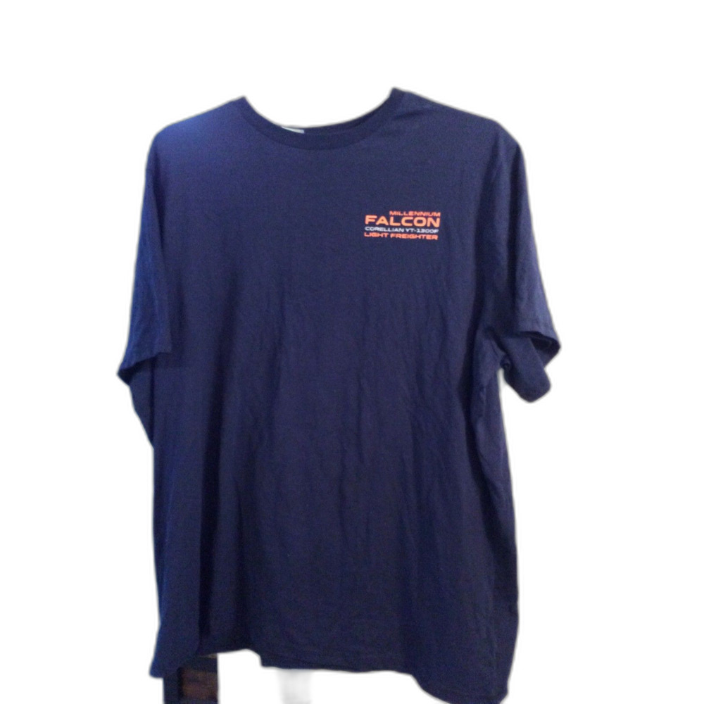 Star Wars Millennium Falcon Corillian Disney Park Plus Size 3X Crew Neck Shirt